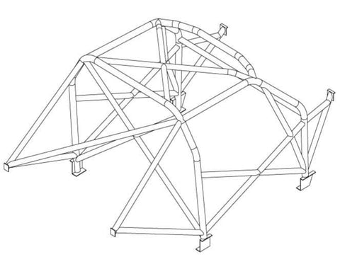 SUZUKI Swift MK1 '89-'94 Multipoint T45 roll cage kit 