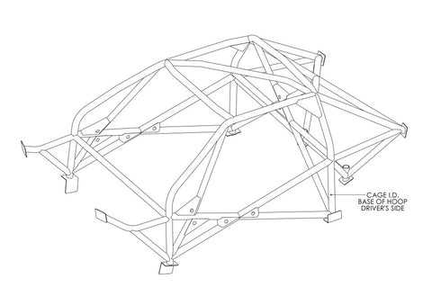 TOYOTA Celica ST185 inc GT4 Multipoint T45 roll cage kit 