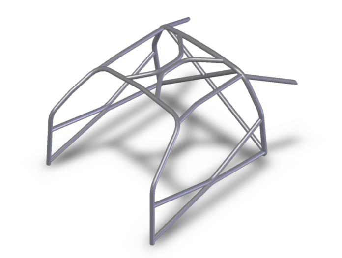 TOYOTA MR2 Mk2 89-99 Multipoint T45 roll cage kit. MS UK Compliant