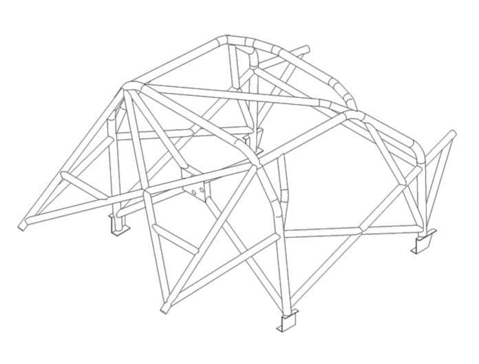 VAUXHALL Astra VXR 2006/7 MK5 Multipoint CDS roll cage kit