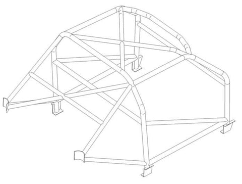 VAUXHALL Firenza Historic CDS roll cage kit. MS UK Compliant to Appendix K 