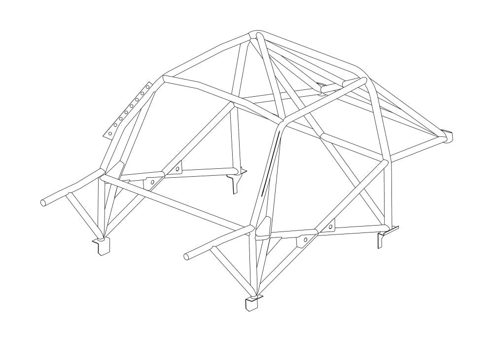 VOLKSWAGEN Golf Mk1 Multipoint T45 roll cage kit