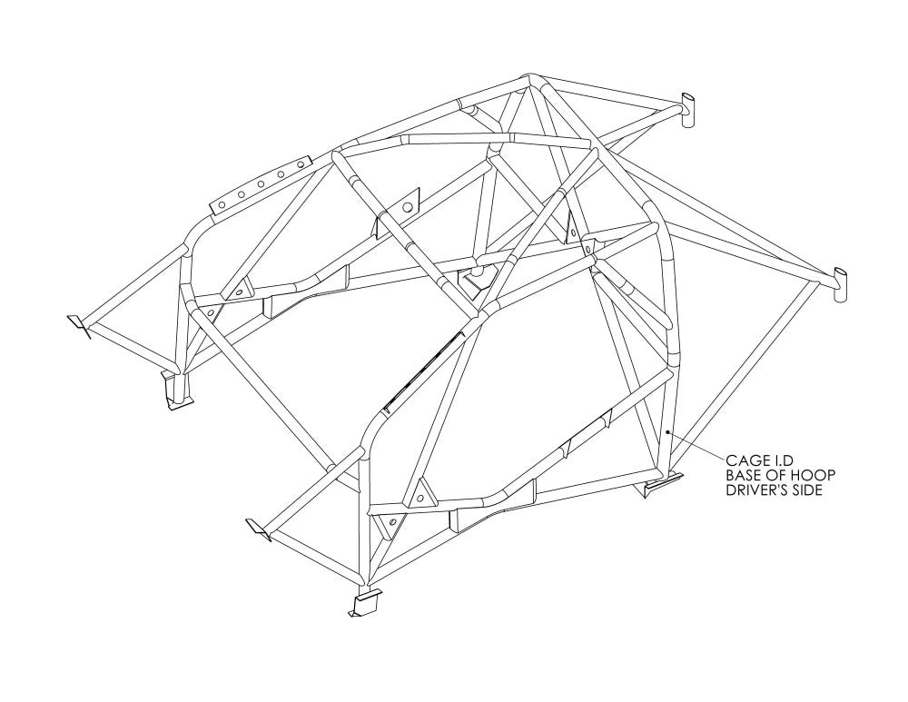 VOLKSWAGEN Golf Mk7 Multipoint T45 roll cage kit FIA Certificated