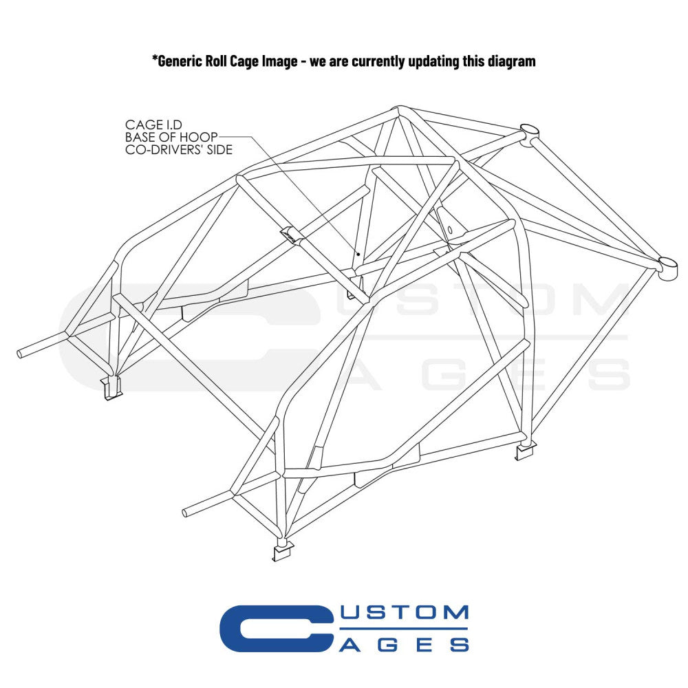 VOLKSWAGEN Karmann Ghia Historic T45 roll cage kit. MS UK Compliant to Appendix K