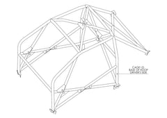 VOLKSWAGEN UP Multipoint T45 roll cage 