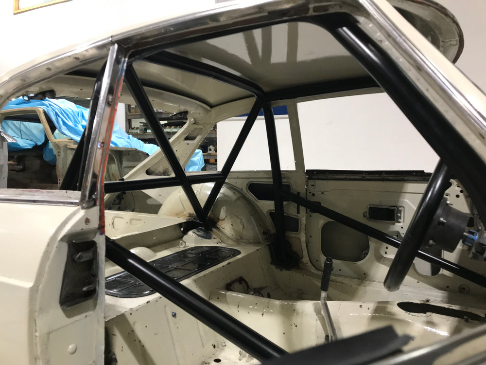 MG MGB GT Bolt-in T45 roll cage MS UK Compliant to Appendix K 